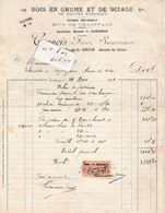 91 - BRETIGNY Sur ORGE - Bois En Grume Et De Sciage - CONNOIS Frères , Successeurs      ( 27 Cm X 21 Cm ) - 1900 – 1949