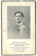 Cpa Lutte, Fernand Masson Du Club Athlétique Chaux De Fonds, Champion Suisse 1913 ( Dans L'état )   ( SPO ) - Wrestling