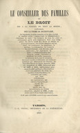 André Cantareuil. - Le Conseiller Des Familles Ou Le Droit Mis à La Portée De Tout Le Monde... - Diritto