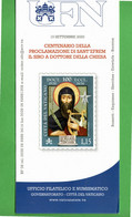Vaticano - 2020 - Bollettino. Ufficiale. PROCLAMAZIONE Di SANT'EFREM.  10/09/2020. - Covers & Documents