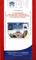 Vaticano - 2020 - Bollettino. Ufficiale. Relazioni Diplomatiche Tra Santa Sede E Unione Europea  10/11//2020. - Briefe U. Dokumente