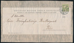 1914 Nyomtatvány Címzés 150 Grammig Turul 5f Bérmentesítéssel "NAGY-VÁRAD" - Pécs - Altri & Non Classificati