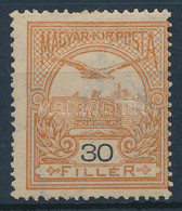 * 1906 Turul 30f "b" Számvízjelállás (30.000) / Position Of IV "d" - Altri & Non Classificati