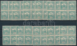 ** 1909 Turul 16f 11 Db Négyestömb (14.960) - Other & Unclassified