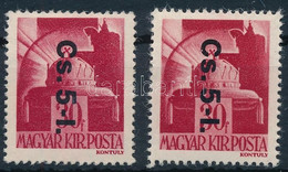 ** 1946 Betűs I. Kiadás Cs. 5-I./30f 2 Db Bélyeg (16.000) - Andere & Zonder Classificatie