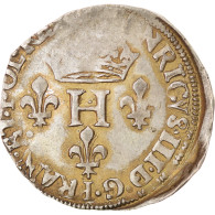 Monnaie, France, Henri III, Double Sol Parisis, 1581, Paris, TB+, Billon - 1574-1589 Henri III