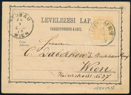 1874 Díjjegyes Levelezőlap / PS-card "SZEPES-ÓFALU" - "WIEN" - Andere & Zonder Classificatie