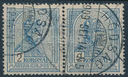 O 1908 Turul 2K Pár 1. Vízjelállás "HÓDSÁG" - Andere & Zonder Classificatie