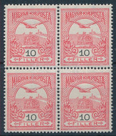 ** 1909 Turul 10f Négyestömb 2. Vízjelállás - Andere & Zonder Classificatie