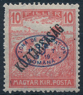 ** Debrecen I./I. Lemez 1919 Arató/Köztársaság 10f Garancia Nélkül (**80.000) - Other & Unclassified