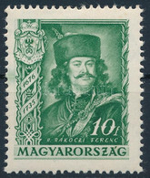 ** 1935 II. Rákóczi Ferenc (I.) 10f Lemezhiba Az értékszám 0-jában - Altri & Non Classificati