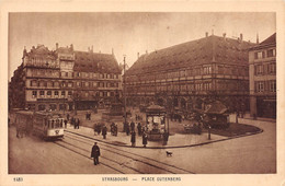 STRASBOURG-STRASSBURG-67-Bas-Rhin-Place Gutenberg Chambre Du Commerce-TRAM-TRAMWAY N° 133 - Strasbourg