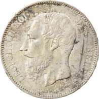 Monnaie, Belgique, Leopold II, 5 Francs, 5 Frank, 1873, TTB+, Argent, KM:24 - 5 Francs