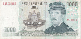 BILLETE DE CHILE DE 1000 PESOS DEL AÑO 1992  (BANK NOTE) - Chili