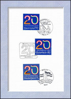 2009 A Magyar-osztrák Határnyitás 20. évfordulója Emléklap A 3 Ország Bélyegeivel - Andere & Zonder Classificatie