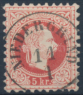 O 1867 5kr "NIEDERGRUND" (papírelvékonyodás / Thin Paper) - Andere & Zonder Classificatie