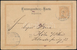 1894 Díjjegyes Levelezőlap LLOYD LVIII Bélyegzéssel / PS-card With LLOYD Cancellation To Köln - Andere & Zonder Classificatie