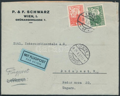 1937 Légi Levél Budapestre / Airmail Cover To Hungary - Andere & Zonder Classificatie