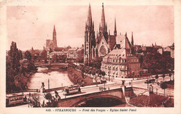 STRASBOURG-STRASSBURG-67-Bas-Rhin-Pont Des Vosges Eglise Saint-Paul-TRAM-TRAMWAY - Strasbourg