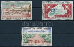 ** 1961 Ouagadougou Repülőtér Sor Mi 93-95 - Other & Unclassified