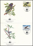 1984 WWF: Madarak Sor Mi 836-839 4 Db FDC-n - Altri & Non Classificati