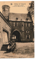 Château De Trazegnies - Façade Nord Du Donjon Et Scène Du Théâtre De Plein Air. - Courcelles