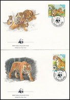 1984 WWF: Tigris Sor 4 Db FDC-n Mi 706-709 - Andere & Zonder Classificatie