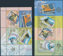 ** 2005 50 éves A CEPT ívsarki Négyestömb + Blokk, 50th Anniversary Of CEPT Corner Block Of 4 + Block Mi 370-373 + Mi 13 - Otros & Sin Clasificación