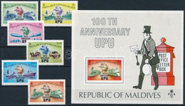 ** 1974 UPU Sor Mi 514-519 A + Blokk Mi 25 A - Andere & Zonder Classificatie