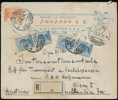 1921 Ajánlott Levél Bécsbe / Registered Cover To Vienna - Other & Unclassified