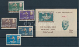 ** 1963 Sport és Olimpia Mi 1160-1164 + Blokk 34 - Andere & Zonder Classificatie