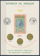** 1965 Medálok és érmék Vágott Blokk, Medals Imperforated Block Mi 68 II - Other & Unclassified