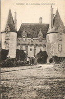 Cpa Thenezay Chateau De La Rochefaton - Thenezay