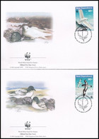 1997 WWF: Tengeri Madarak Sor 4 Db FDC Mi 50-53 - Other & Unclassified