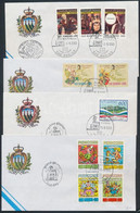 1990-1991 7 Db Klf FDC - Andere & Zonder Classificatie