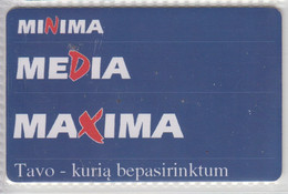 LITHUANIA 1999 MINIMA MEDIA MAXIMA - Lituanie