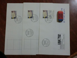 3 Envelopes Special Issue - Storia Postale