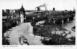 STRASBOURG-STRASSBURG-67-Bas-Rhin-Pont Du Rhin Frontière Vers Kehl Allemagne Deutschland-TRAM-TRAMWAY - Strasbourg