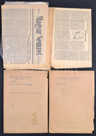 Cca 1910-1963 Kismarty Lechner Loránd (1883-1963) építész Kézirat Hagyatéka. Saját Kezű önéletrajza, építészeti Tárgyú í - Zonder Classificatie