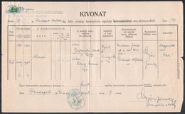 1884-190 Egy Többnemzedékű Zsidó Család Papírhagyatékából: 19 Klf Irat, áttérési Okiratok, A Németországi Antiszemitizmu - Otros & Sin Clasificación