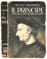 Machiavelli, Niccolo: Il Principe. Milano, é.n., Lucchi. Kiadói Papírkötés, Megviselt állapotban / Paperback, Damaged Co - Sin Clasificación