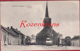 Lierde Ste Marie L'Eglise De Kerk Geanimeerd ZELDZAAM (In Zeer Goede Staat) - Lierde