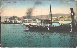 ** T2/T3 Fiume, Rijeka; Molo / Steamships - From Postcard Booklet (EB) - Non Classificati