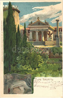 * T2 Fiume, Rijeka; Tersatto / Trsat / Castle. Kuenstlerpostkarte No. 1121. Von Ottmar Zieher Kunstanstalt Litho S: Raou - Non Classificati