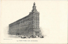 ** T2 New York, New York Life Insurance Company Building, Tram, Horse-drawn Carriages. Blanchard Press - Unclassified