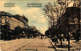 * T2 Warszawa, Warschau, Warsaw; Jerozolimskie-Allee / Aleje Jerozolimskie / Street View, Tram - Unclassified