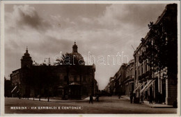 ** T2 Messina, Via Garibaldi E Centonze / Street View, Shops, Truck. Vera Fotografia N. 17. - Unclassified