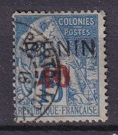 BENIN - 40 Sur 15 C. Alphée Dubois Oblitéré Avec Surcharge Rouge FAUSSE - Used Stamps