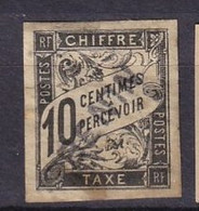 BENIN - 10 C. Taxe Neuf Avec Surcharge FAUSSE - Unused Stamps