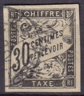 BENIN - 30 C. Taxe Oblitéré Avec Surcharge FAUSSE - Used Stamps